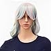 SWACC Long Curly Double Claw Clip on Ponytail Wig Synthetic Pastel Colorful Cosplay Daily Party Wig for Women and Kids with Wig Cap (Multi-Color Pink/Blue/Blonde-2)thumb 3