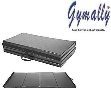 Gymally Exercise Yoga Mat -Gymnastics Training Tumbling High Destiny Foam Foldable 72"x24"x12mm