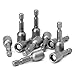 Because0f 10 Pcs Magnetic Nut Driver Set 8mm 5/16