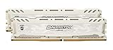 Crucial Ballistix Sport LT 3200 MHz DDR4 DRAM Desktop Gaming Memory Kit 16GB (8GBx2) CL16 BLS2K8G4D32AESCK (White)