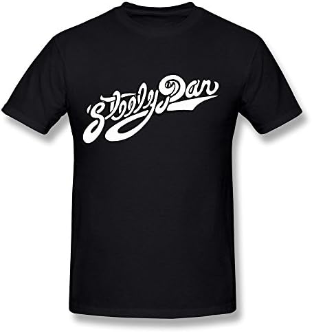 Desolate WENYU Men's Steely Dan Logo T-Shirt Black