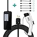 MAX GREEN Upgraded Version Level 1&Level 2 EV Charger, Portable Electric Vehicle Charger (16A,120V 25FT) Included Five Adapters, Fast EV Home Charging Station