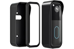 HIBEZOS Blink Doorbell Mount for All-new Blink Video Doorbell(2nd Gen), No-Drilling Blink Mount Bracket, Easy Installation for Blink Doorbell Camera Security System (Blink Doorbell is Not Included),Black