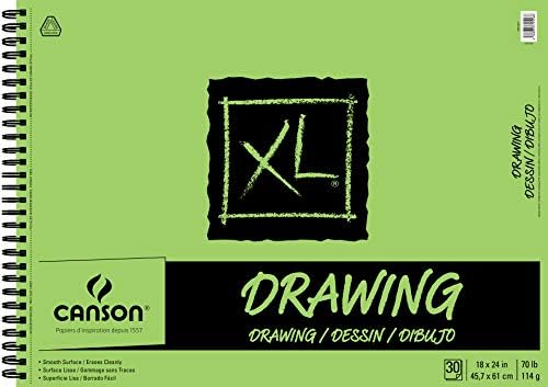 Canson Side Wire Pad Xl Series Drawing 18 X 24 Inches Amazon Sg Home