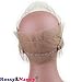 Rossy&Nancy 360 Lace Front Wig Caps for Making Lace Wigs with Adjustable Straps and Combs Swiss Brown Lace for long hair Women