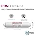Express Water – 1 Pack Post Activated Carbon Water Filter Replacement – 5 Micron – 10 Inch – Under Sink and Reverse Osmosis System