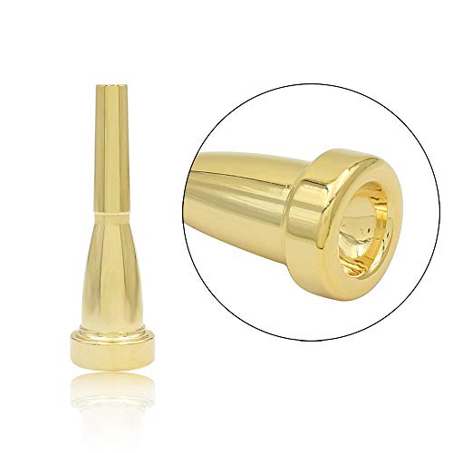 ACCOCO 3C/5C/7C Trumpet Mouthpiece, Copper Material Trumpet Accessories Parts(3 Pack) - Thumbnail 6