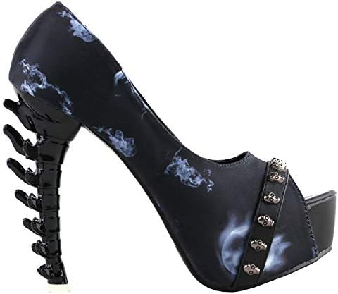 Amazon.com | SHOW STORY Black Dinosaur Bone Rough Open Toe 5
