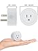 PowerBear Smart Plug | Wifi Plug | Voice and App Controlled Wi-Fi Mini Outlet | Amazon Alexa and Google Home Compatible [White] ¡­