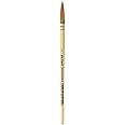 da Vinci Watercolor Series 488 CosmoTop Spin Paint Brush, Round Synthetic with Lacquered Natural Handle, Size 1 (488-01)