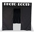 Impact Canopy 8' x 8' Pop-Up Portable Photo Booth Tent Studio with Roller Bag, Black