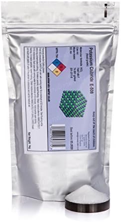 1kg Potassium chloride★food grade grade★ E-508★Make sure to checkout with minerals-water to get what's on the picture★