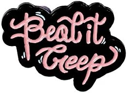 Punky Pins Beat It Creep Enamel Pin Badge - One Size