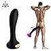 IMO Vibrating Anal Plug and Prostate Massager - Rechargeable & Waterproof - Body Safe Silicone & Colorful Lights - 7 Stimulation Modes Vibrator - for Men, Women or Couples (Black)
