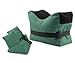 Laspur USA Outdoor Tactical Shooting Rest Bench Front & Rear Sand Bag Combo Holders for Gun Rifle Hunting Photography - Unfilled (Green)