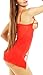 The victory of cupid Women Chemises Lingerie Mini Babydoll Sleepwear Strappy Lace Dress Red