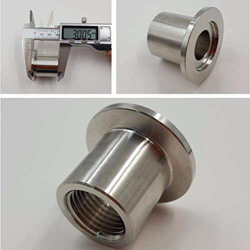 OKIl 304 Stainless Steel Female Thread Adapter Connection for KF-25 and 1/2 Inch NPT