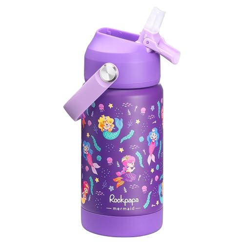 Rockpapa Kids Insulated Water Bottle,stainless Steel