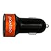 Pawtec Signature Mini Dual USB Car Charger 5V 3.1A/15W High-Speed For iPhone 7, 7 Plus, 6s 6 Plus, 6s 6, SE, iPad Pro / mini, Galaxy S7 Note 6, HTC, Nexus, Android Devices with Storage Sleeve (Black)