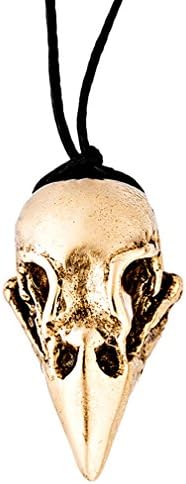 Bronze Pendant Bird's Skull Handmade Ancient Slavic Amulet Symbol Of Principle And Victory