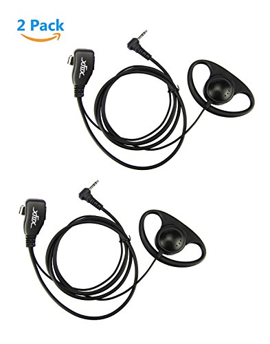 XFox 1Pin Advanced D Shape EarHook Earpiece with PTT Mic Headset for Motorola Cobra Talkabout MD200TPR MH230R MT350R MG160A MJ270R MT400 T6200 SX500 FV200 EM1000 FR50 2 Way Radio Walkie Talkies(2Pack) XFox 1Pin Advanced D Shape EarHook Earpiece with PTT Mic Headset for Motorola Cobra Talkabout MD200TPR MH230R MT350R MG160A MJ270R MT400 T6200 SX500 FV200 EM1000 FR50 2 Way Radio Walkie Talkies(2Pack)