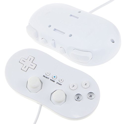 Beastron Classic Controller for Nintendo Wii, White (1 Pack)