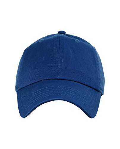 NYFASHION101 Unisex Adjustable 6-Panel Low-Profile Baseball Cap LOW100- HG ROYAL BLUE