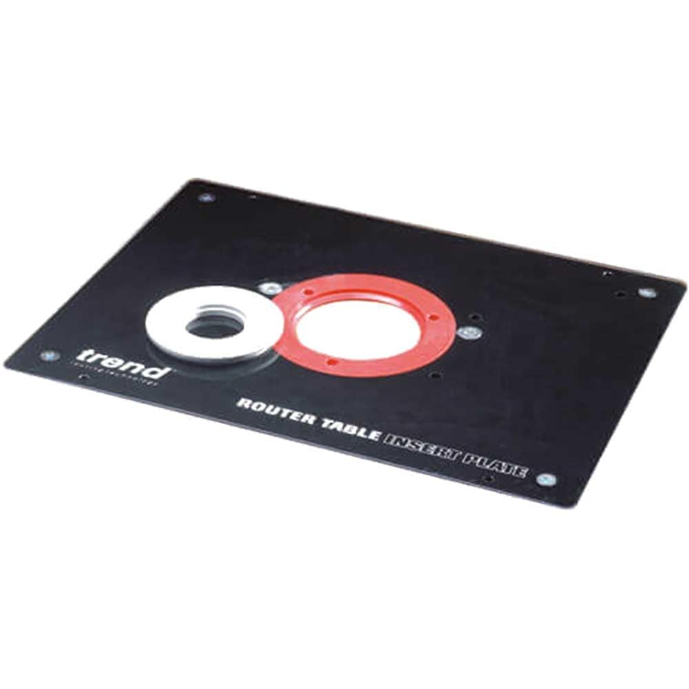 Trend Rigid Router Table Insert Plate, Thermoset Phenolic, Plate Size = 306 mm x 229 mm x 9.5 mm, RTI/PLATE