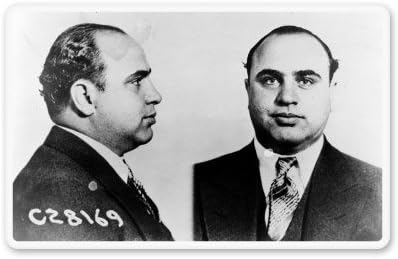 Al Capone Police Mugshot American Gangster Vinyl Sticker 6 Inch Amazon De Auto