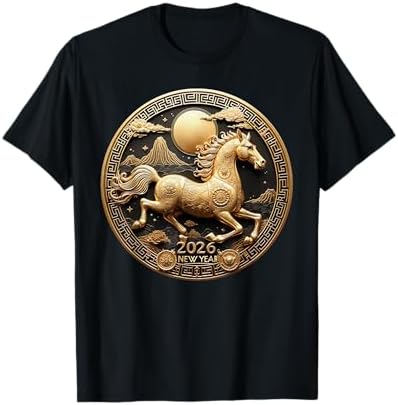 Amazon.com: Chinese New Year 2026 Year of the Horse T-Shirt