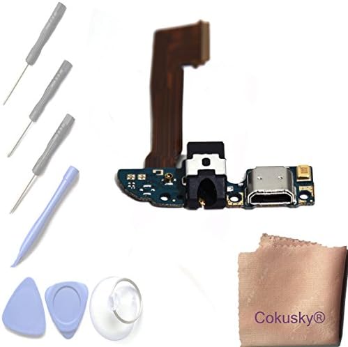 Cokusky Charging Port Flex Cable Dock Connector USB Port Replacemnt Part for HTC One M8 (Single Pin)