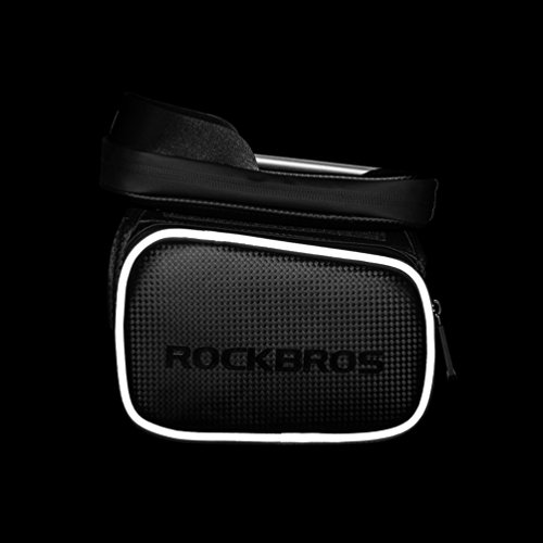 image for RockBros Bike Bag Waterproof Top Tube Phone Bag Front Frame Mountain B