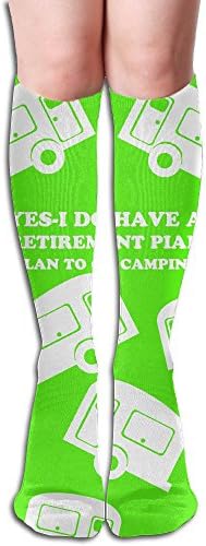 YES I DO HAVE A RETIREMENT PIAN IPLAN TO GO CAMING! Funny Unisex 3D Printing Stockings Socks