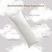 COSYBAY Ultra Luxury Body Pillow -The Memory Fiber Fill - Breathable Cooling Hypoallergenic - Invisible Zipper-20×54 Inch