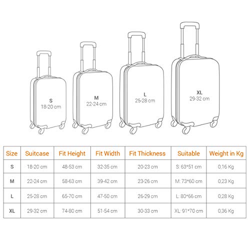 kwmobile-Travel-Luggage-Suitcase-Cover-Protective-Cover-Spandex-Suitcase-Protector-for-Carry-On-Luggage-Black