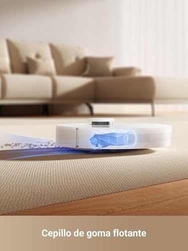 DREAME D10 Plus Gen 2 Robot aspirador trapeador, vaciado automático de polvo (hasta 90 días), evita obstáculos, navegación LiDAR, 6000Pa de succión para alfombras y pelo de mascotas, 285min de batería