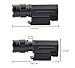 Feyachi 220 Lumen Tactical Weaver Mount Pistol/Rifle LED Flashlight Quick Release for 20mm Picatinny Rail