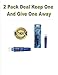 Vibratex Water Dancer Waterproof Mini Massager, Blue 2 Pack deal, Keep one and give one away