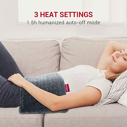 Heating Pad, Comfytemp 12 x 15 Inch Electric Heated Pad for Cramps