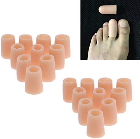 10ペア 足指保護キャップ つま先プロテクター 足指セパレーター シリコン フットケア 男 女性適用 B07t54yw58 440円