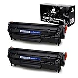 IKONG 2-BLACK 12A toner Compatible Replacement for HP 12A Q2612A works with HP LaserJet 1020 1010 1012 1018 1022 3055 3050 M1319f mfp 3015 1022N 3030 3052 1022NW 3020 M1005 M1005MFP