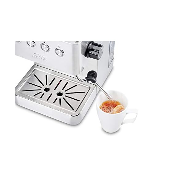 Solis Espressomaschine Barista Gran Gusto 1014 - Siebträgermaschine - Tassengröße programmierbar - Dampf-/Heißwasserdüse… – Bild 6