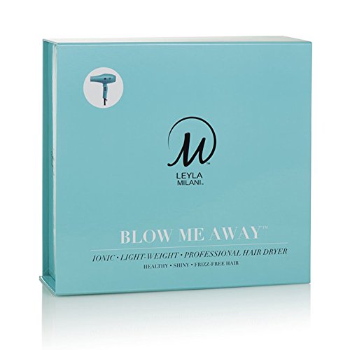 Leyla Milani Professional Salon Ionic Hair Dryer with Diffuser and Comb