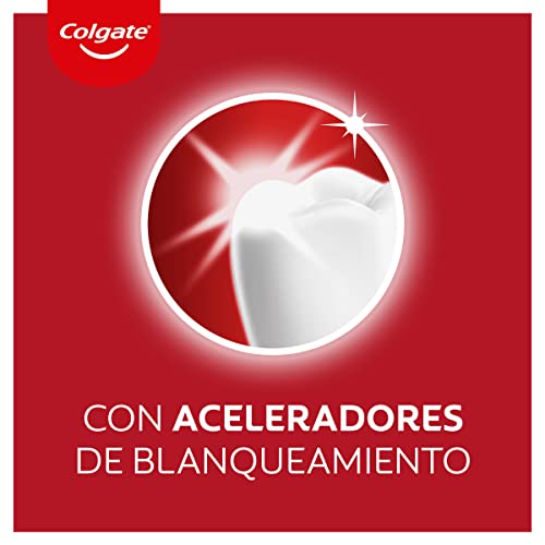 Max White One Pasta de Dientes Blanqueadora, Pack 4 Uds x 75ml, Dentífrico Blanqueador, Dientes 1 Tono Más Blancos en 1 Semana, Elimina Manchas Superficiales