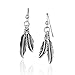 925 Sterling Silver Nature Inspired Feather Charm Dangle Fashion Earrings