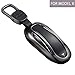 Kwak's Key Fob Cover for Tesla X Key Fob Case Metal Car Fob Cover Key Case Aluminum Alloy Key Cover for Tesla Model X Smart Romote Key Fob Key Protection Case (Dark Gray, Buckle)