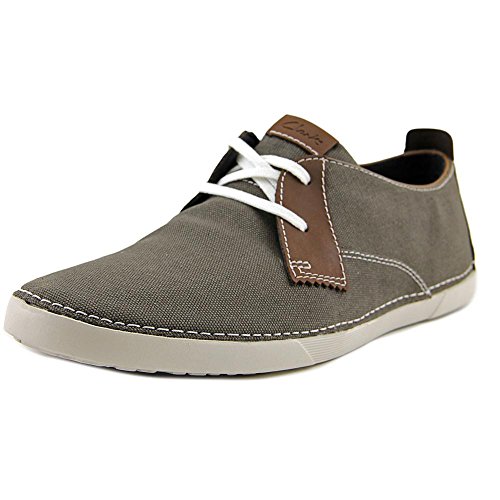 Clarks Men s Neelix Vibe Grey Canvas Casual Shoe 10.5 Men US