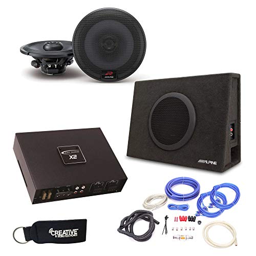 Alpine TypeR RS65 6.5 Coaxial Speakers and SBTS10V 10 Inch Truck Box