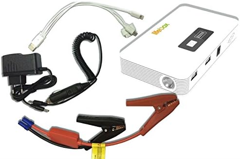 LifeBox Car &amp; Truck Jump Starter w/ 400 Peak Amps 10000 mAh Portable Battery Charger