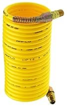 Amflo 4-12 Yellow 200 PSI Nylon Recoil Air Hose 1/4